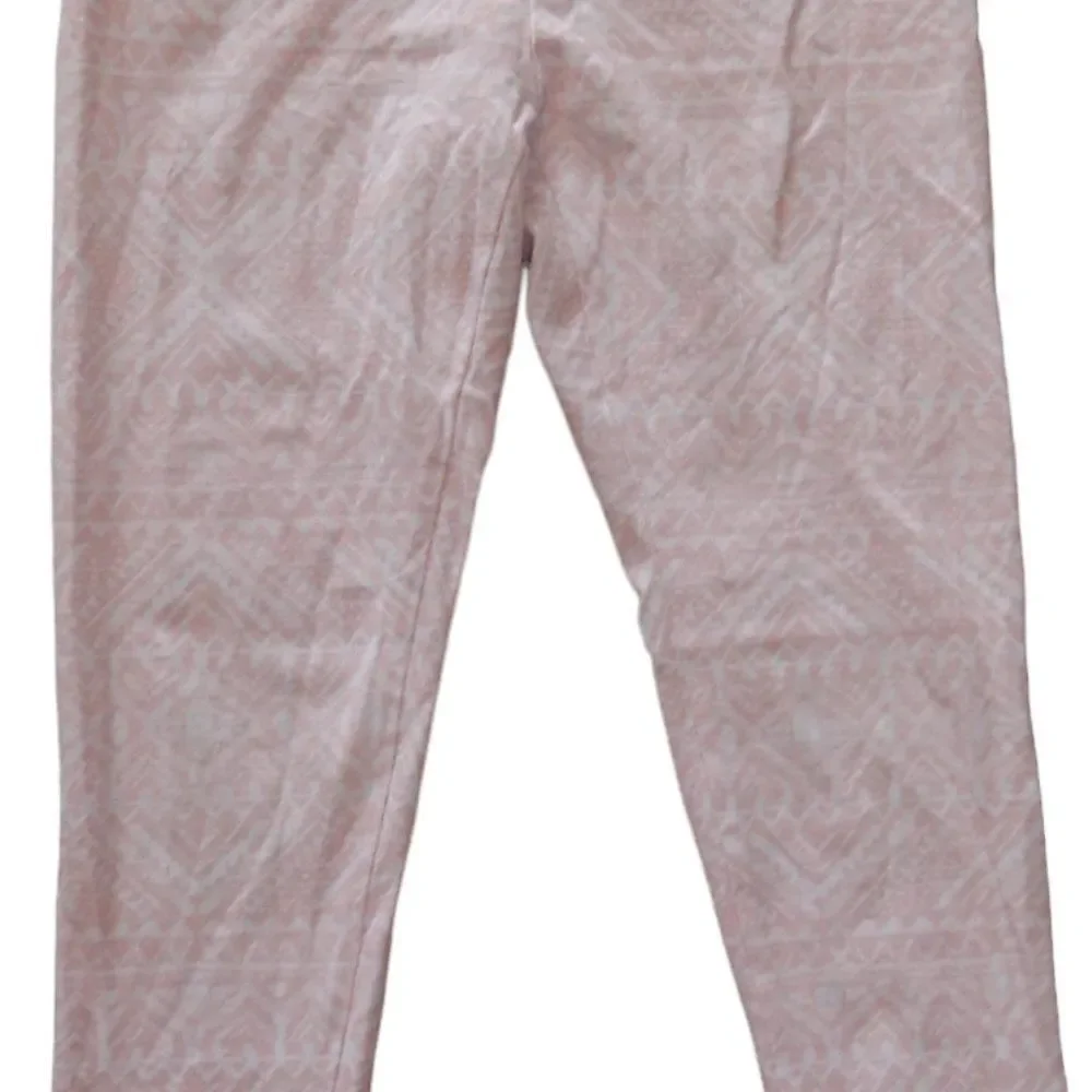 The Children's Place girls medium 7/8 pink white tribal print leggings stretch
